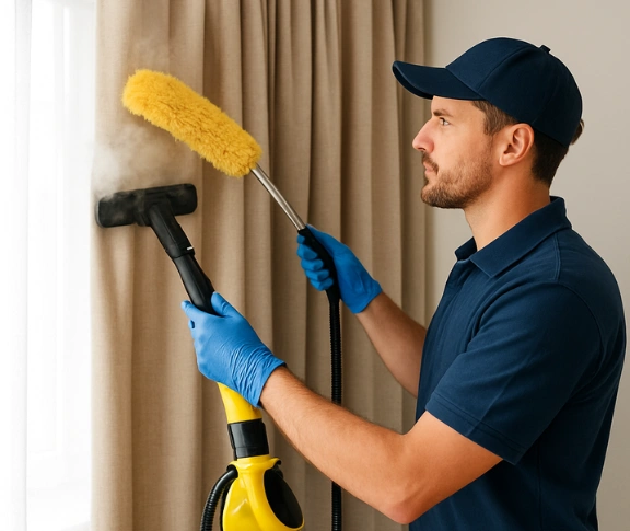 Emergency same-day curtain stain removal brookfield Matty Curtain Cleaning