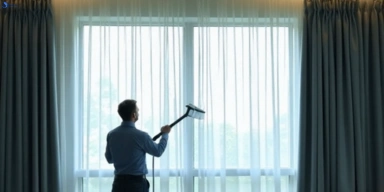 Commercial curtain stain removal service brookfield hotels offices restaurants