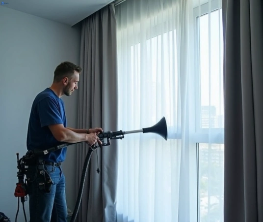Professional curtain stain removal process equipment Matty Curtain Cleaning brookfield